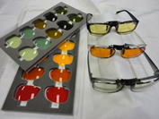 遮光眼鏡の写真