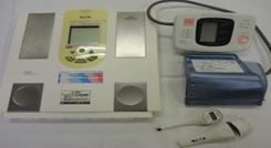 盲人用体温計/盲人用体重計/音声式血圧計の写真