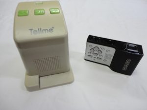 音声コード読み上げ機器の写真